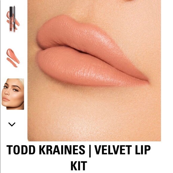 Kylie Cosmetics velvet lip kit. Todd Kraines